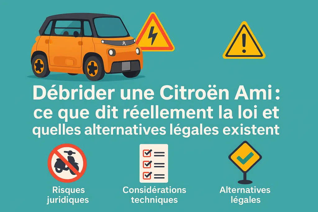Débrider une Citroën Ami