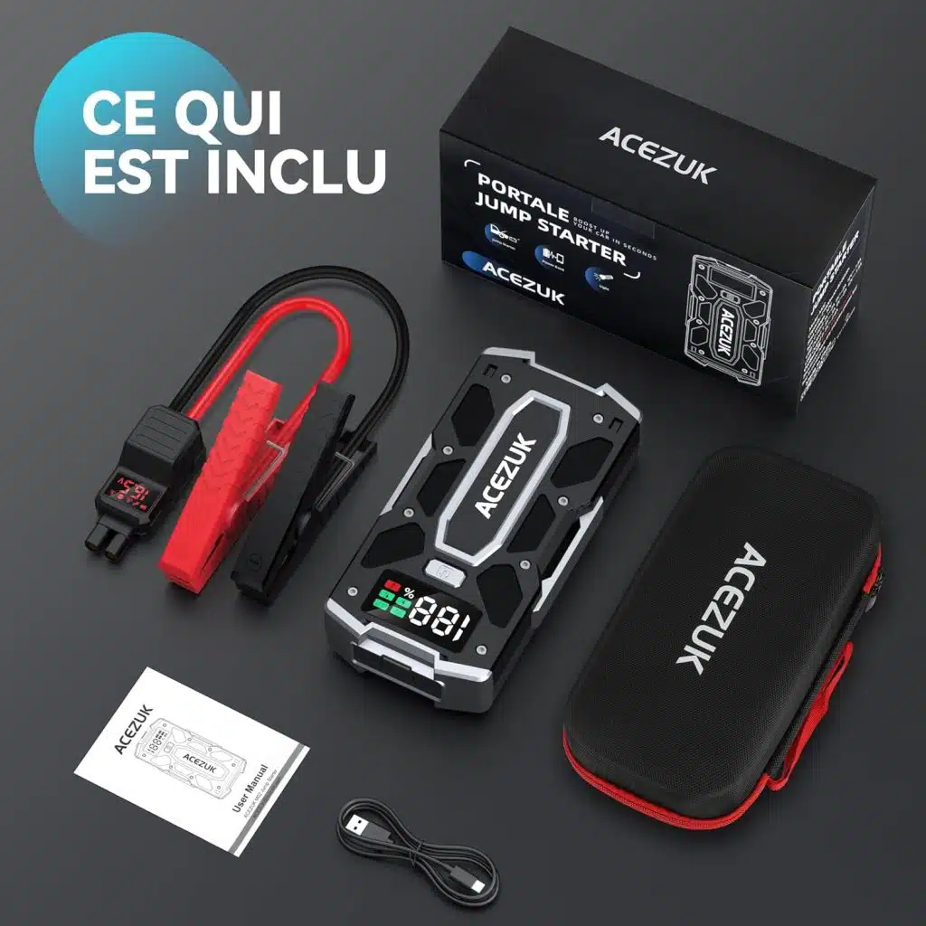 Booster Batterie Voiture 7000A ACEZUK M02